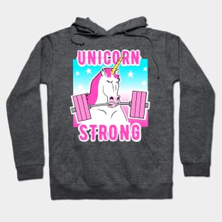 Barbell Unicorn, gym girl, girls who lift, gym girl Hoodie